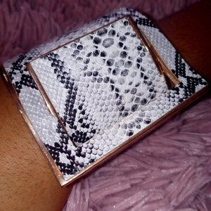 Zebra Cuff Bracelet